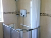 Less Abled enclosed shower for easy access