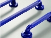blue-grab-rails for adapted bathroom